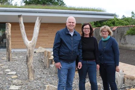 Abteilungsleiter Dr. König, Anja Seliger, Kerstin Viehweger