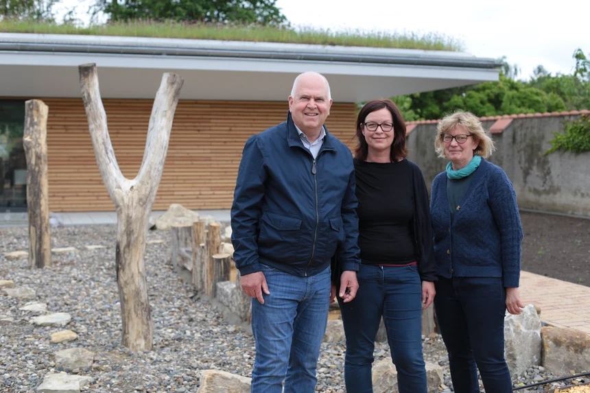 Abteilungsleiter Dr. König, Anja Seliger, Kerstin Viehweger