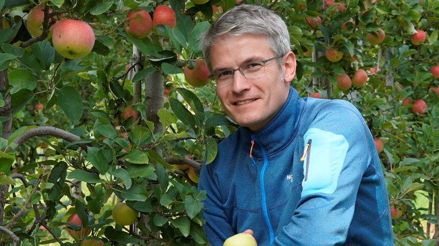 Christian Krölling im Kleingarten